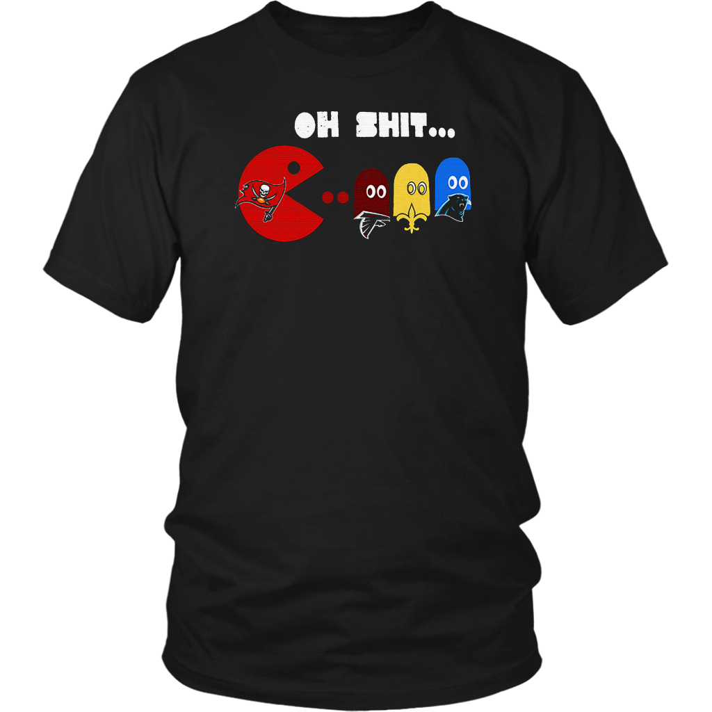PACMAN - OH SHIT SHIRT JAMEIS WINSTON - FUNNY TAMPA BAY BUCCANEERS PAC ...