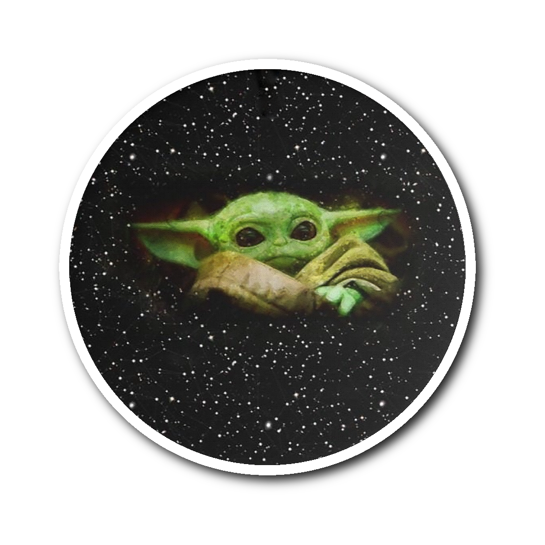 Download Baby Yoda Cute Sticker | The Mandalorian | Star Wars ...