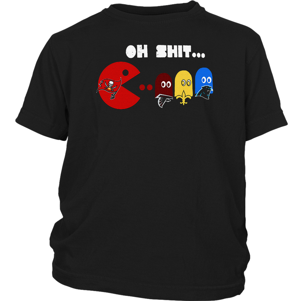 PACMAN - OH SHIT SHIRT JAMEIS WINSTON - FUNNY TAMPA BAY BUCCANEERS PAC ...