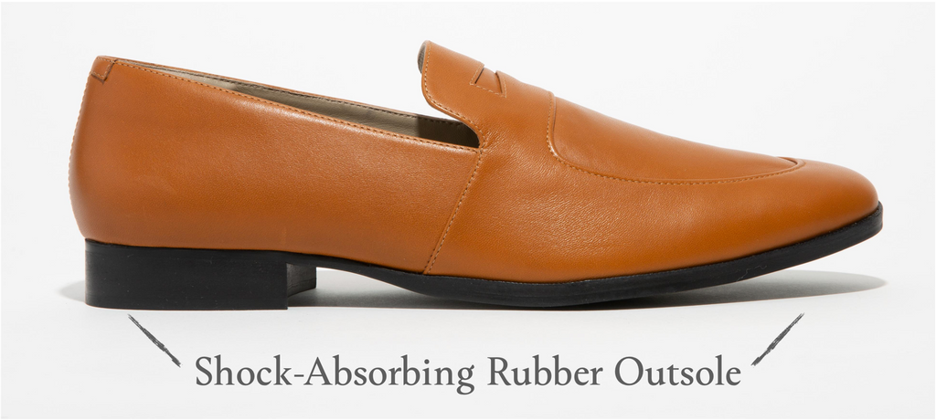 RĒDEN shock-absorbing rubber outsole