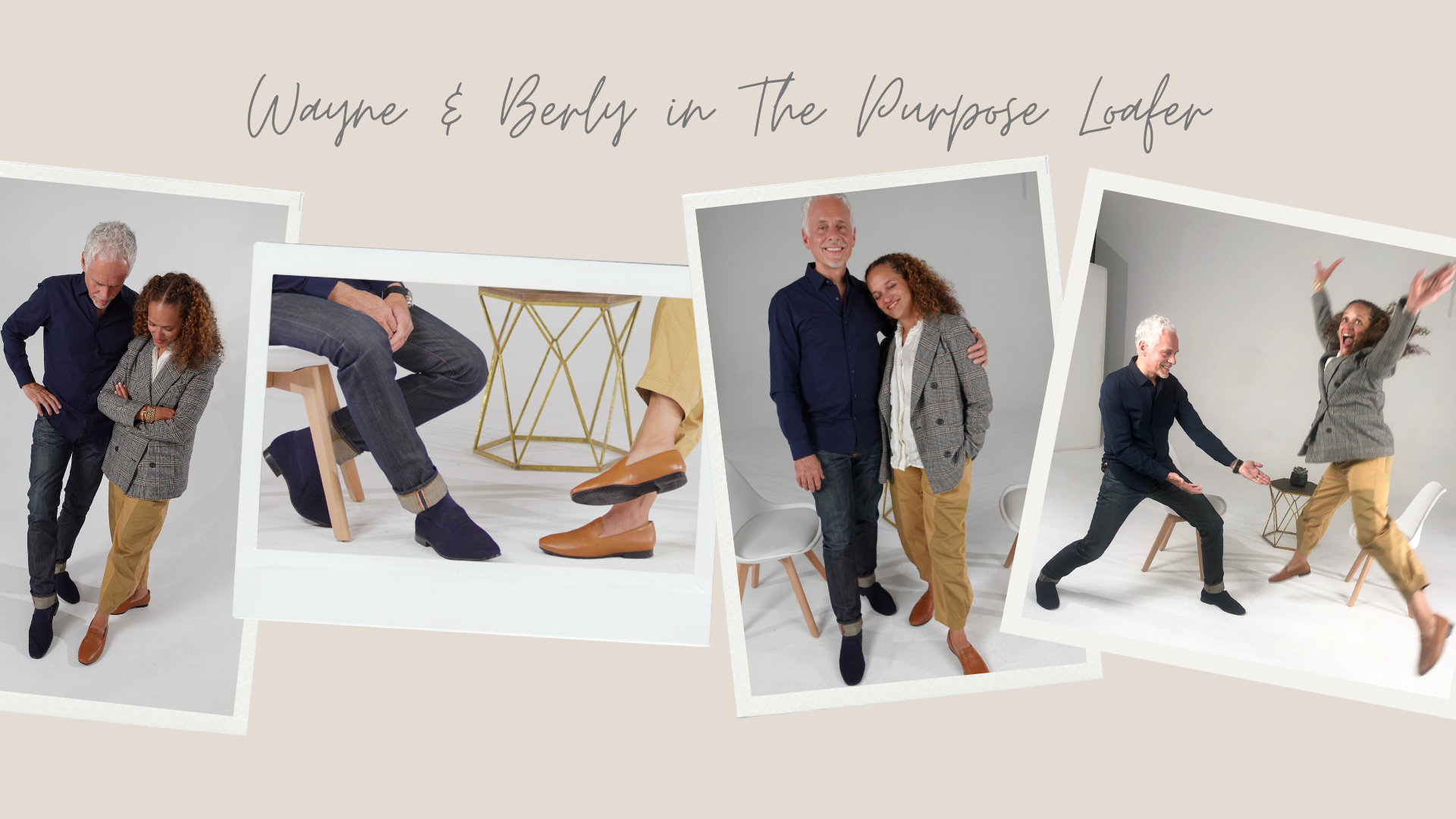 Berly and Wayne Isaak in the RĒDEN Purpose Loafer