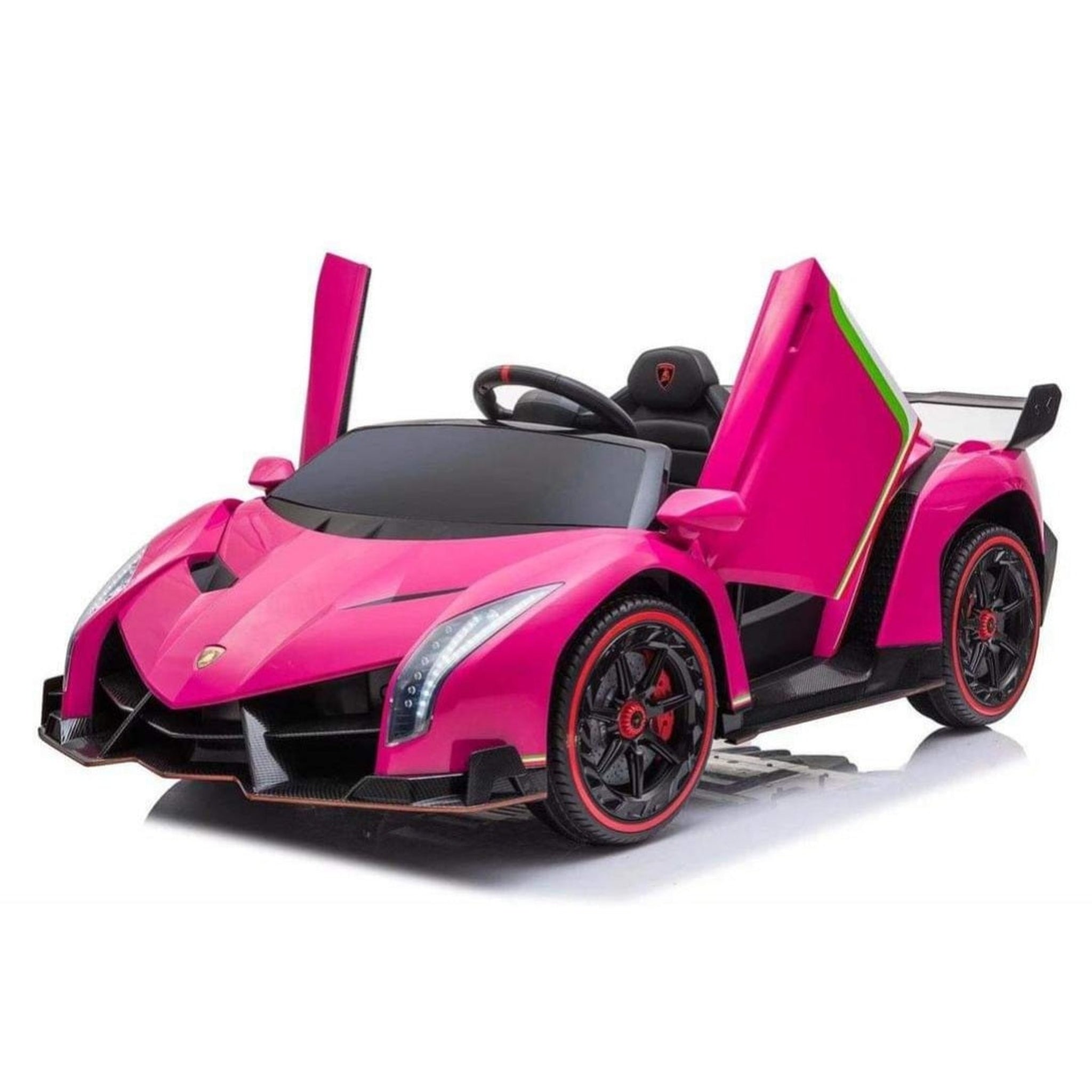 Licensed 4WD Oversized Lamborghini Veneno MP4 TV Kids Ride On Car Leat ...