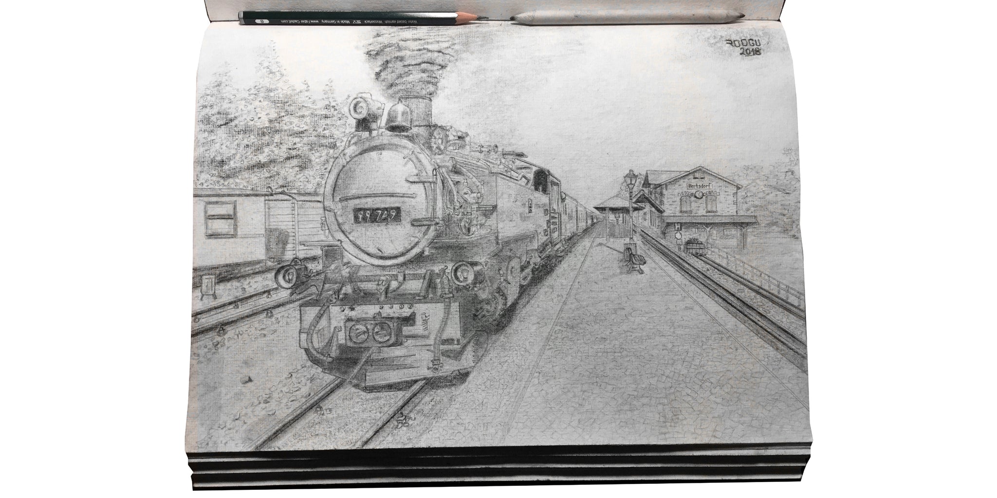Dampflokomotive Sachsen Eisenbahn Touristen Attraktion Bertsdorf