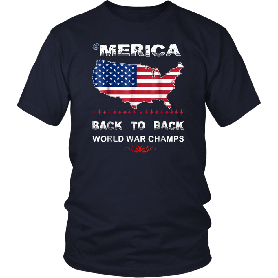 merica back to back world war champs t shirt