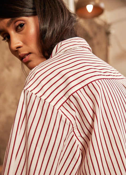 Ruby Stripe Classic Shirt-No Nasties - Organic Cotton Clothing