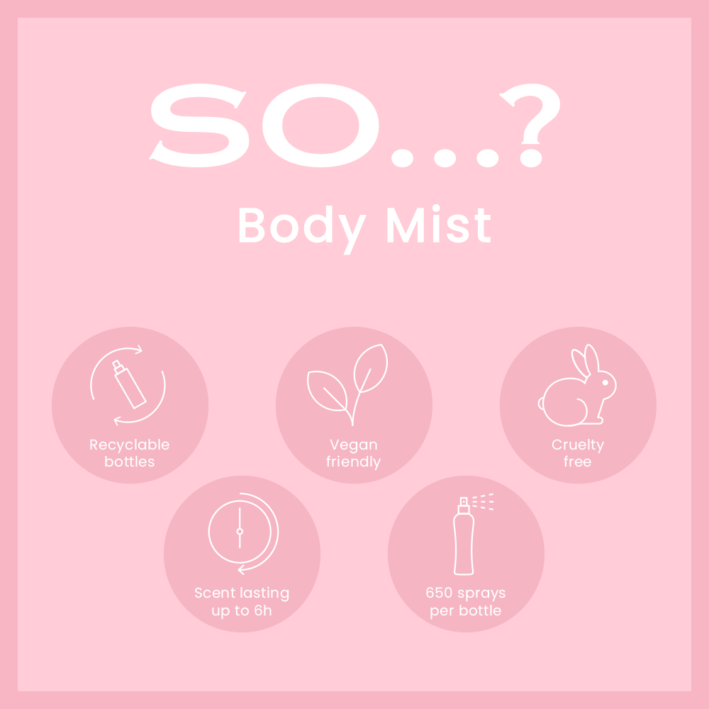 So…? Candy Floss Mist 100ml | Body Mist | So...? Fragrance