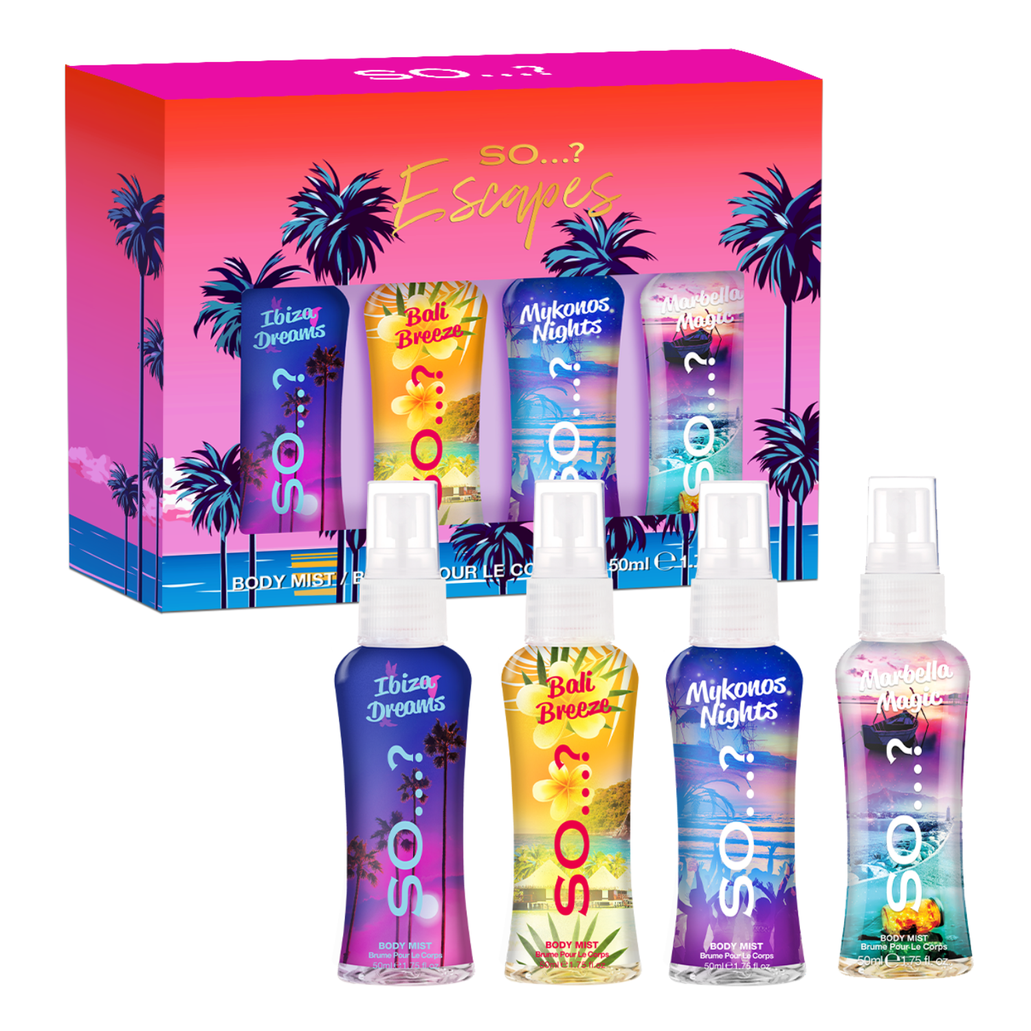 So…? Summer Escapes Set | Perfume Gift Sets | So...? Fragrance