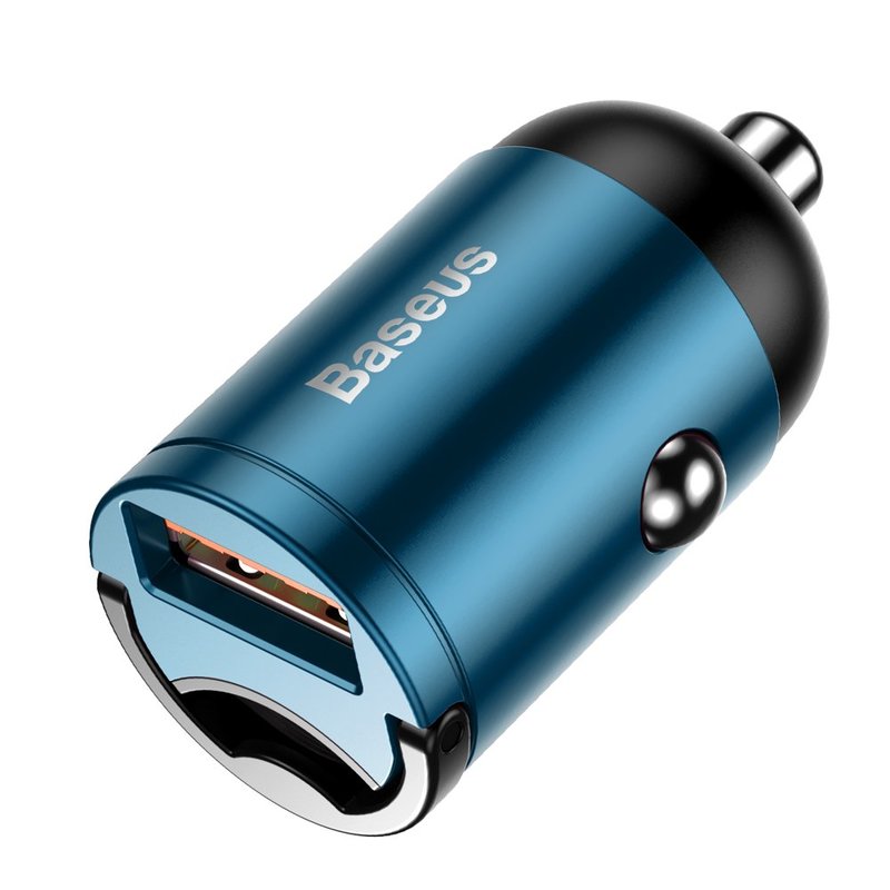 Incarcator Auto Baseus Tiny Star Mini Quick Charge Port USB, Blue