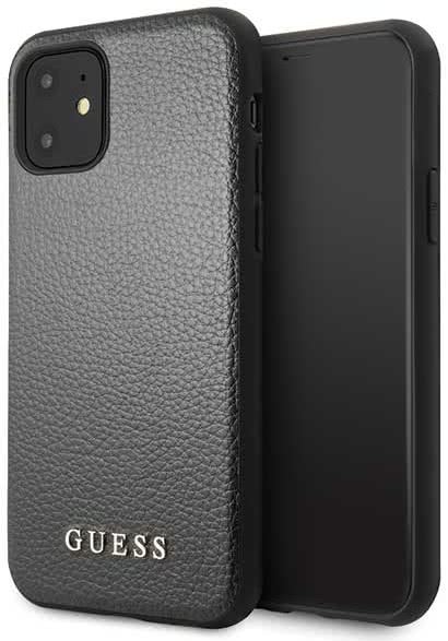 Husa GUESS IPHONE 11 BLACK HARD CASE IRIDESCENT