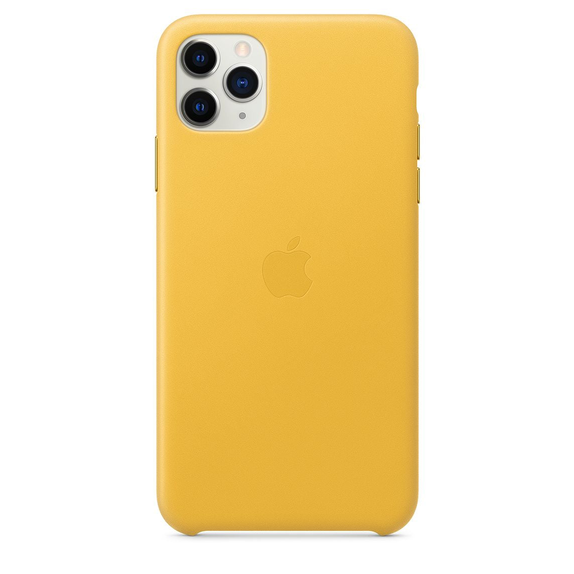 Husa de Piele Apple iPhone 11 Pro Max Leather Case Meyer Lemon