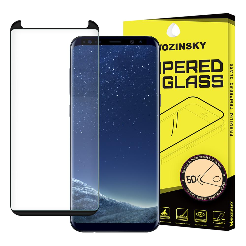 Folie de sticla Wozinsky Tempered Glass 5D pentru Samsung Galaxy S8 Black