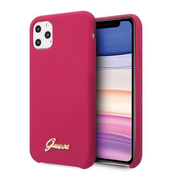 Husa Guess iPhone 11 Pro Max hard case Silicone Vintage Gold