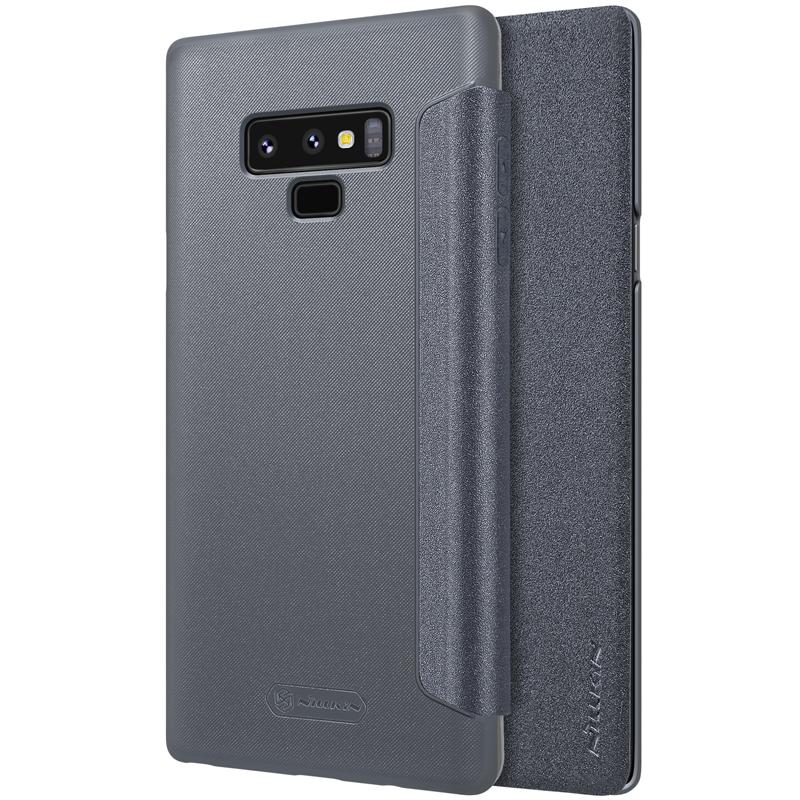 Husa Nillkin Sparkle Leather Cover Flip Book Case pentru Samsung Galaxy Note 9 N960 black