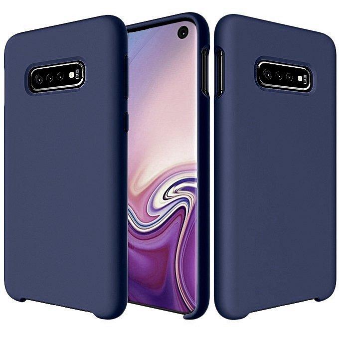 Husa Silicone Case Soft Flexible Rubber Cover pentru Samsung Galaxy S10 blue