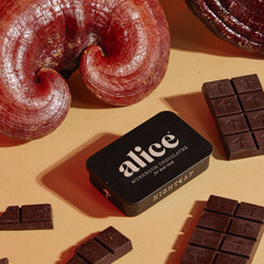 Mushroom Chocolate Brand Alice Invites Consumers Through The Looking Glass