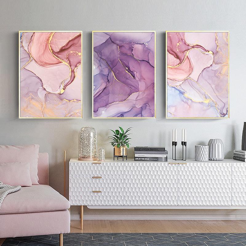 Pastel Gold Canvas Wall Art Uniquely Living