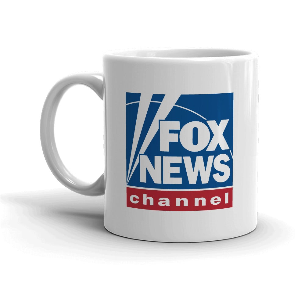 Image of FOX News Logo Personalized White Mug - 11oz