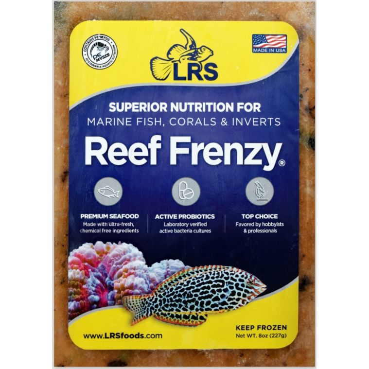 LRS Reef Frenzy Frozen Fish Food 8oz | The Fish Room