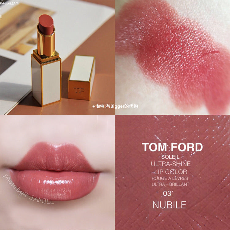 TomFord Ultra Shine Lip Color TF 白管#03 Nubile 3g – La Fée Beauty