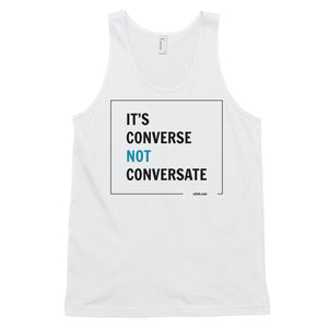 It's converse not conversate" Classic Top – S3ish