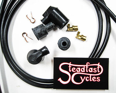 maling Skelne honning Champion spark plug wire kit Triumph Norton BSA AJS RE Matchless Veloc |  Steadfast Cycles