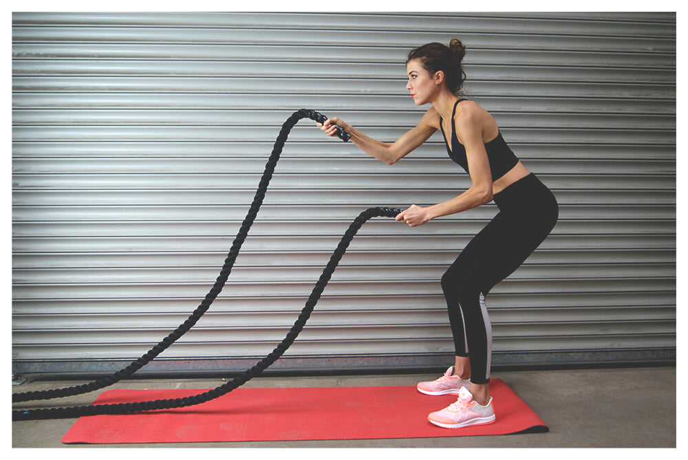 Protone 9 Metre Battle ropes / Battling ropes. – Gym Stuff