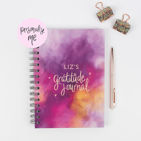 personalised gratitude journal, how to get started with a gratitude journal 