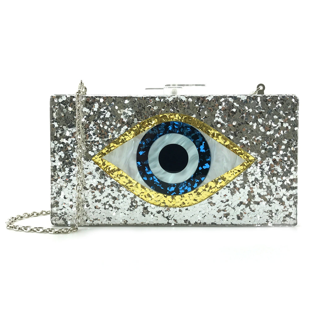 acrylic clutch bag uk