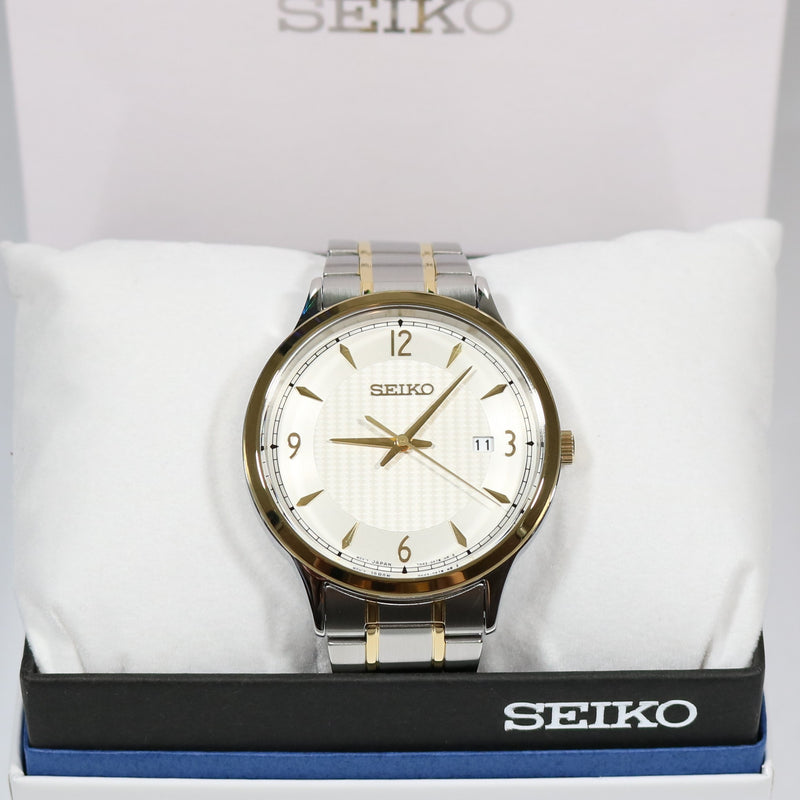 Seiko Classic Two Tone Quartz Men's Dress Watch SGEH82P1 – Chronobuy