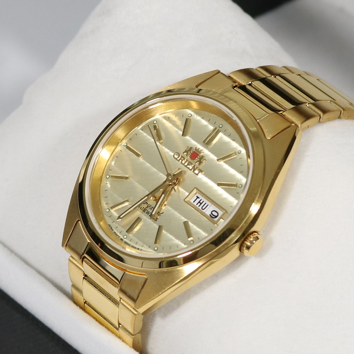 Orient Tristar 3 Star Gold Tone Automatic Watch FAB0000BC – Chronobuy