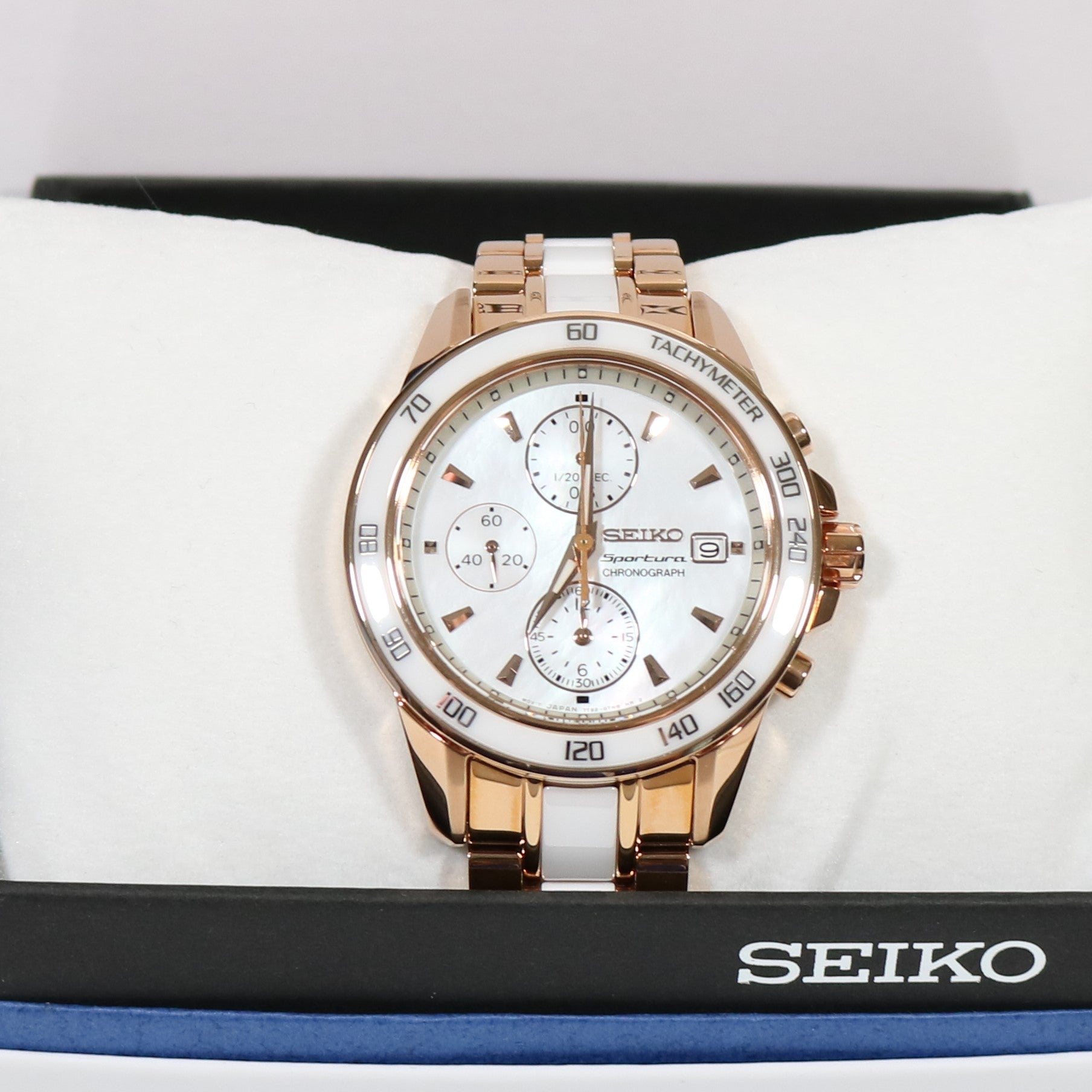 Seiko Women's Quartz Sportura Rose Gold SNDW98P1 – Chronobuy