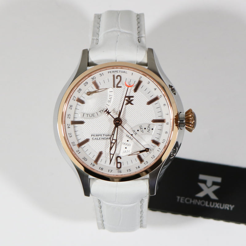 Timex TX Perpetual Calendar Stainless Steel White Dial Men's Watch T3C –  Chronobuy