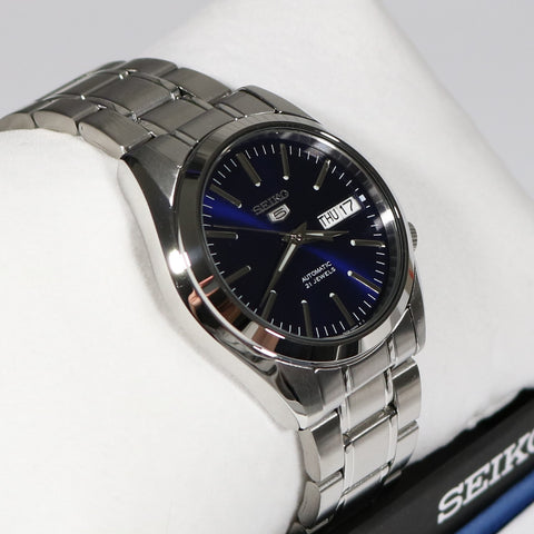 Seiko 5 Men's Automatic 21 Jewels Blue Dial Watch SNKL43K1 – Chronobuy