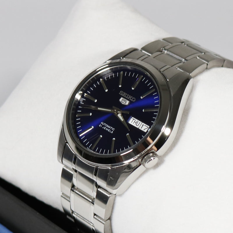 Seiko 5 Men's Automatic 21 Jewels Blue Dial Watch SNKL43K1 – Chronobuy
