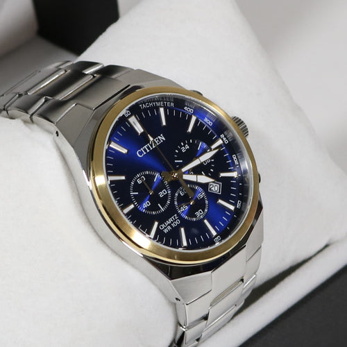 Citizen Quartz Men's Gold Tone Stainless Steel Watch BI5072-51E – Chronobuy