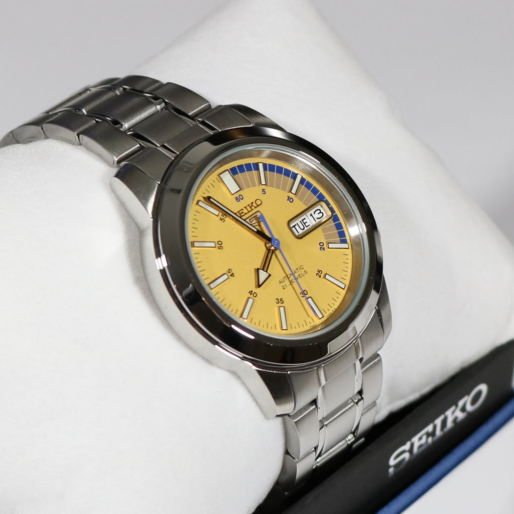 Seiko 5 Sports Yellow Men's Automatic SNKK29K1 – Chronobuy