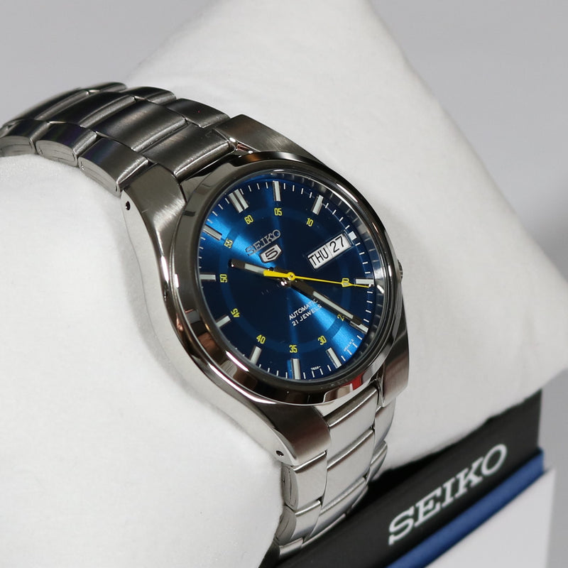 Seiko 5 Men's Automatic Stainless Steel Blue Dial Watch SNK615K1 – Chronobuy
