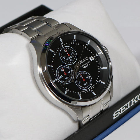 Seiko Stainless Steel Men's Quartz Neo Sports Chronograph Watch SKS539P1