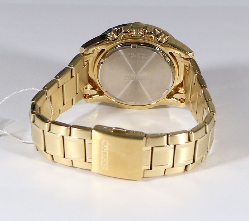 Seiko Lord Chronograph Quartz Men's Gold Watch SPC244P1 – Chronobuy