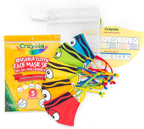 crayola kids face mask