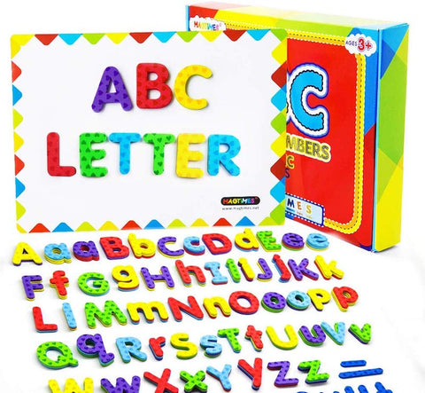 MAGTIMES Magnetic Letters and Numbers for Educating Kids