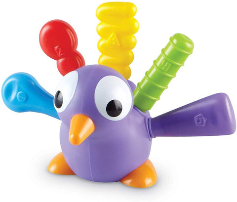 Learning Resources Pedro the Fine Motor Peacock, Montessori Toy