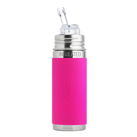 Pura Stainless Steel Straw Bottle