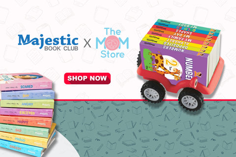 The Mom Store: Majestic Book Club; New Product Launch; Books and Games; Shop Now