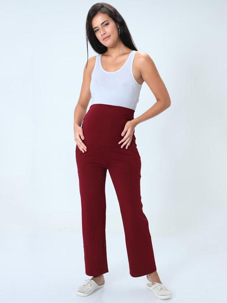 Maternity Leggings & Denims  Maternity Pants Online – The Mom Store