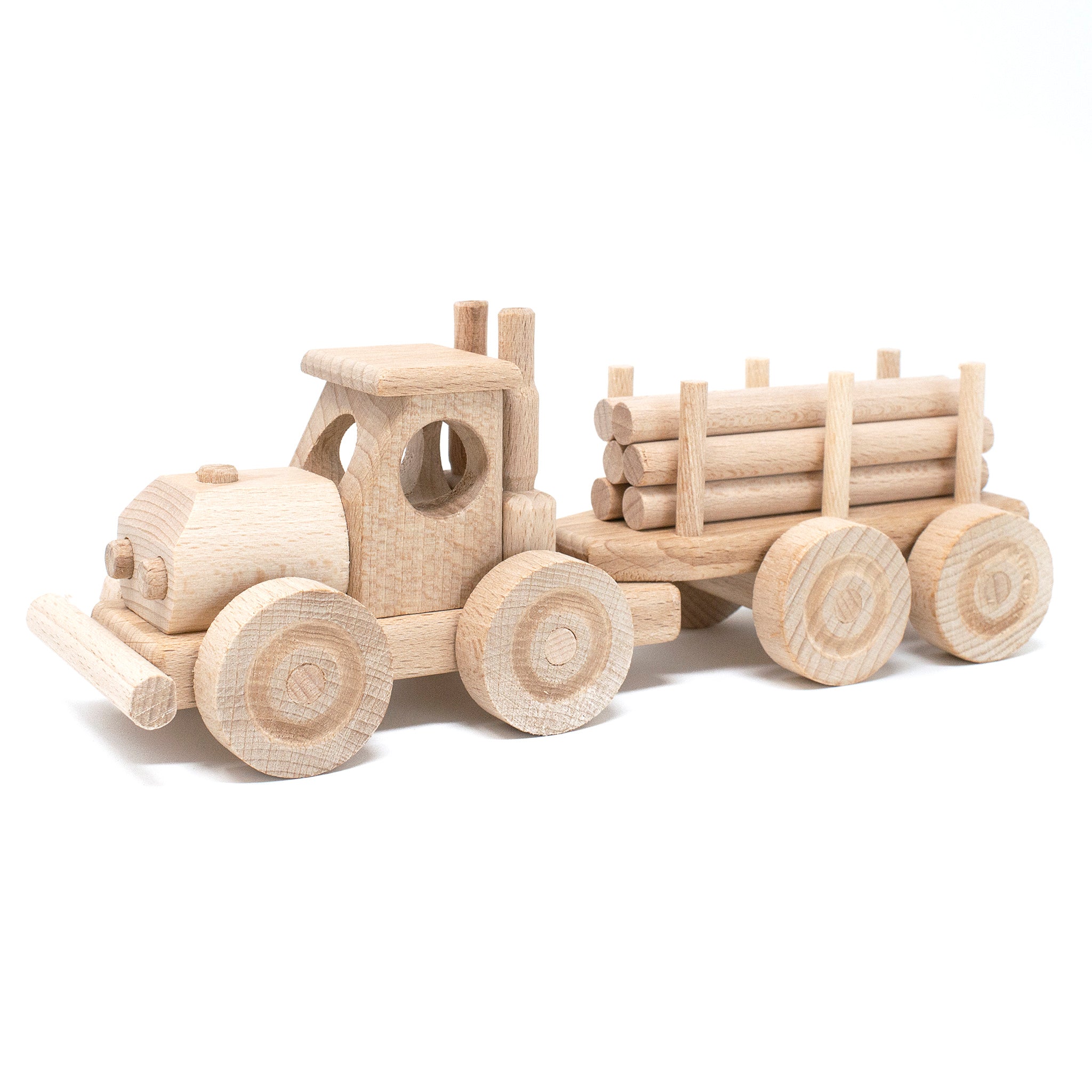 wooden semi