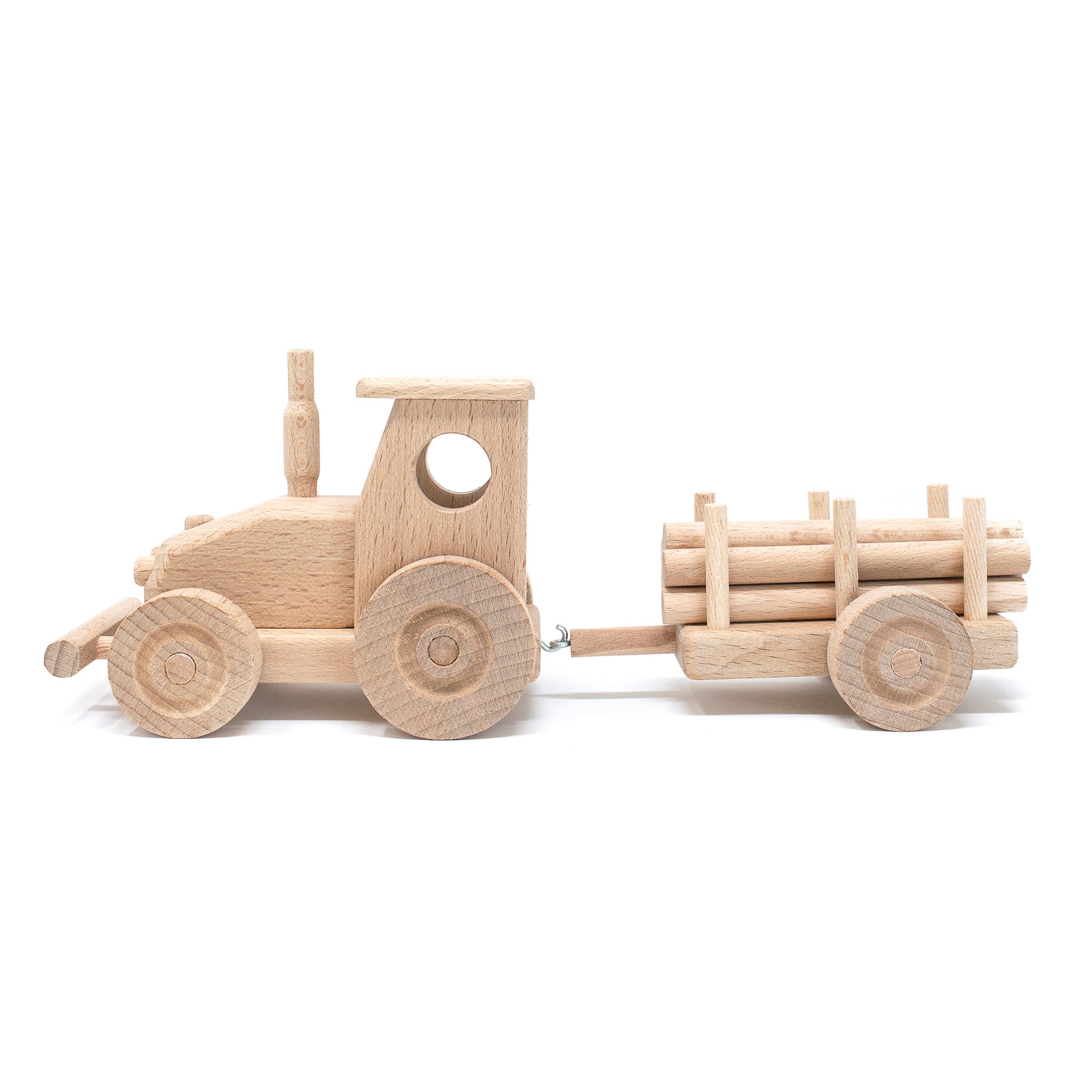 wooden tractors toys