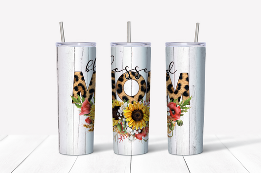 Blessed Mom Tumbler - Sublimation Tumbler