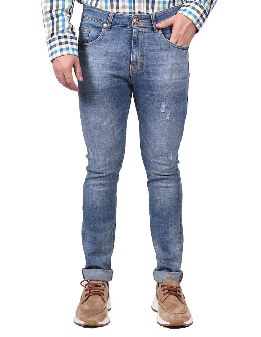 Jeans Para Hombre Bobois Moda Casuales de Mezclilla Fi – BOBOIS