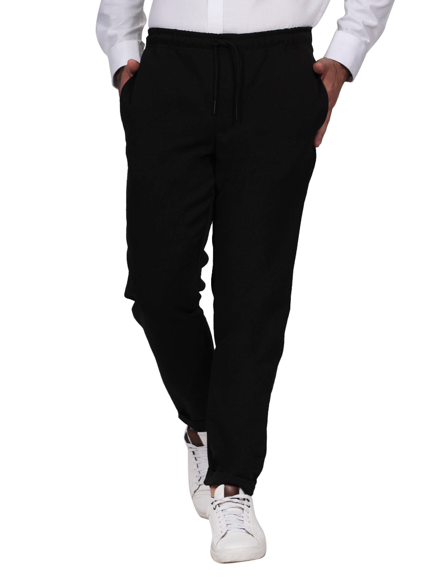 Qué marcador menta Pants Para Hombre Bobois Moda Casuales Formales Joggers Negro G21301 –  BOBOIS